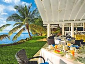 Karibský hotel Morgan Bay s terasou