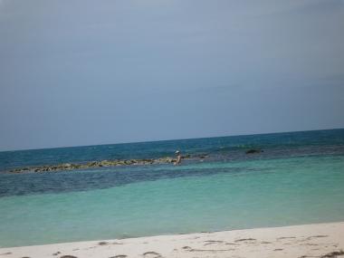 Ostrov Antigua - pláž Jabberwock Beach