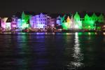Karibský ostrov Curacao s městem Willemstad