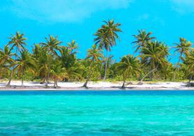 Karibský stát Belize a jedna z pláží
