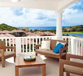 Karibský hotel Blue Bay Curacao s terasou