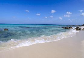 Aruba - jedna z pláží