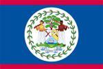 Karibský stát Belize - vlajka