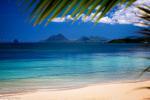 Ostrov Martinik s pláží
